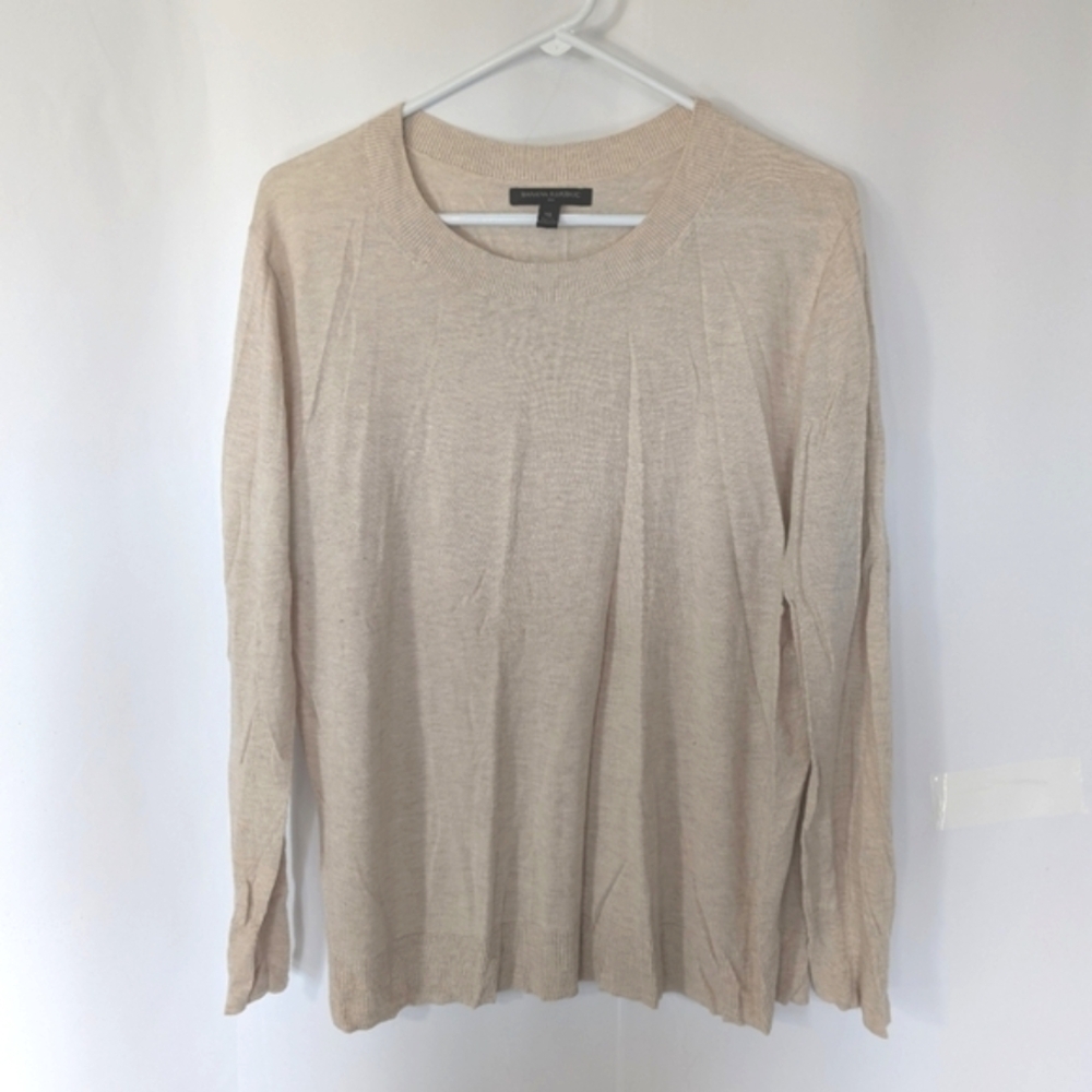 Cream sweater XL